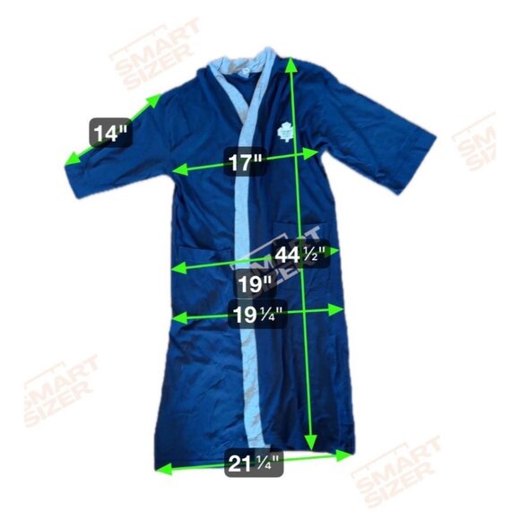 Toronto Maple Leafs NHL Official Licensed Navy Gray Robe Belt 100% Cotton Retro - Picture 6 of 6